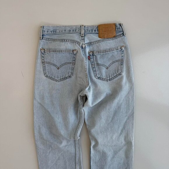 Vintage 90s Levis 501 Women’s Light Wash Jeans - Picture 1 of 6